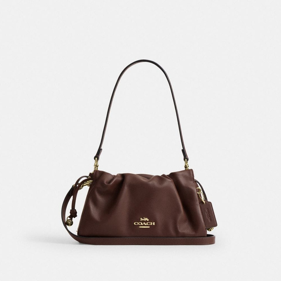 Coach Faye Shoulder Bag Gold Maple