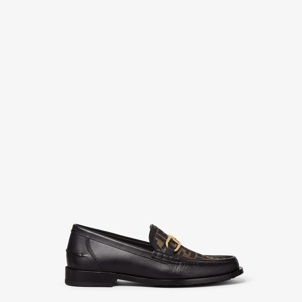 Fendi O'Lock loafers Black leather loafers