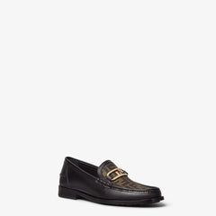 Fendi O'Lock loafers Black leather loafers