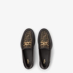 Fendi O'Lock loafers Black leather loafers