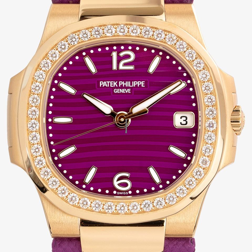 Rolex Patek Philippe Nautilus 18kt Rose Gold 7010/1 R-013