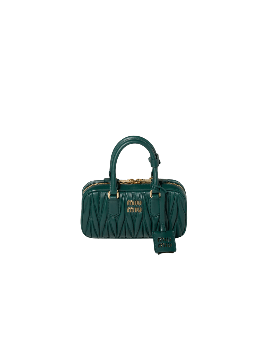 Arcadie matelassé nappa leather mini-bag