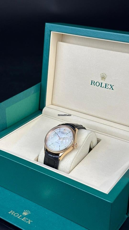 Rolex | Cellini | 50515 | Rose gold | 39 mm | Silver | Automatic