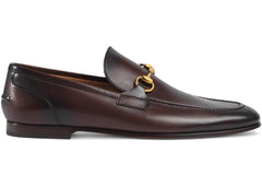 Gucci Jordaan Loafer Dark Brown Leather