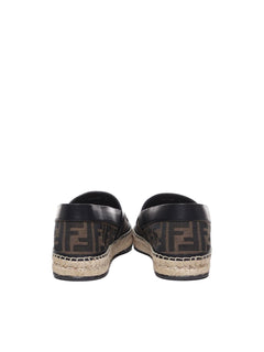 Fendi Jacquard Espadrilles With All-over Ff Logo