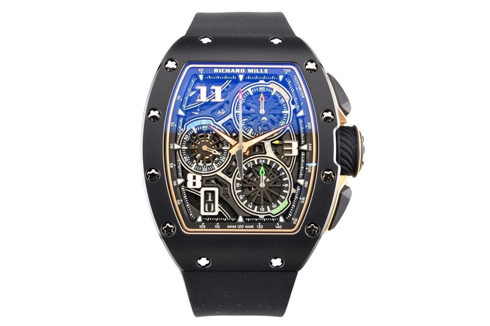 Richard Mille RM72-01 Unworn Black Ceramic Flyback Chronograph
