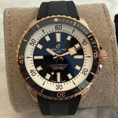 Breitling Superocean 42 R17375211 B1 S1 18 kt Gold Superocean 42 Black Dial Men's Watch