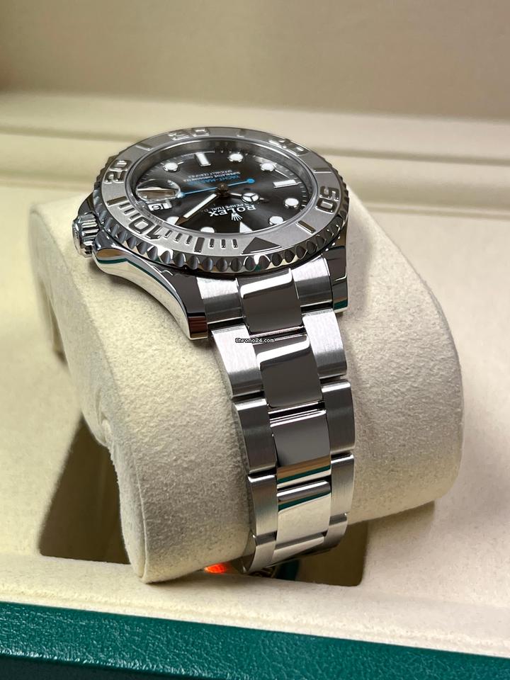 Rolex Yacht-Master 37 | NEU/Fullset | 2/26 | LC100 | rhodium Platinlünette