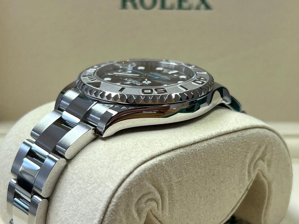 Rolex Yacht-Master 37 | NEU/Fullset | 2/26 | LC100 | rhodium Platinlünette