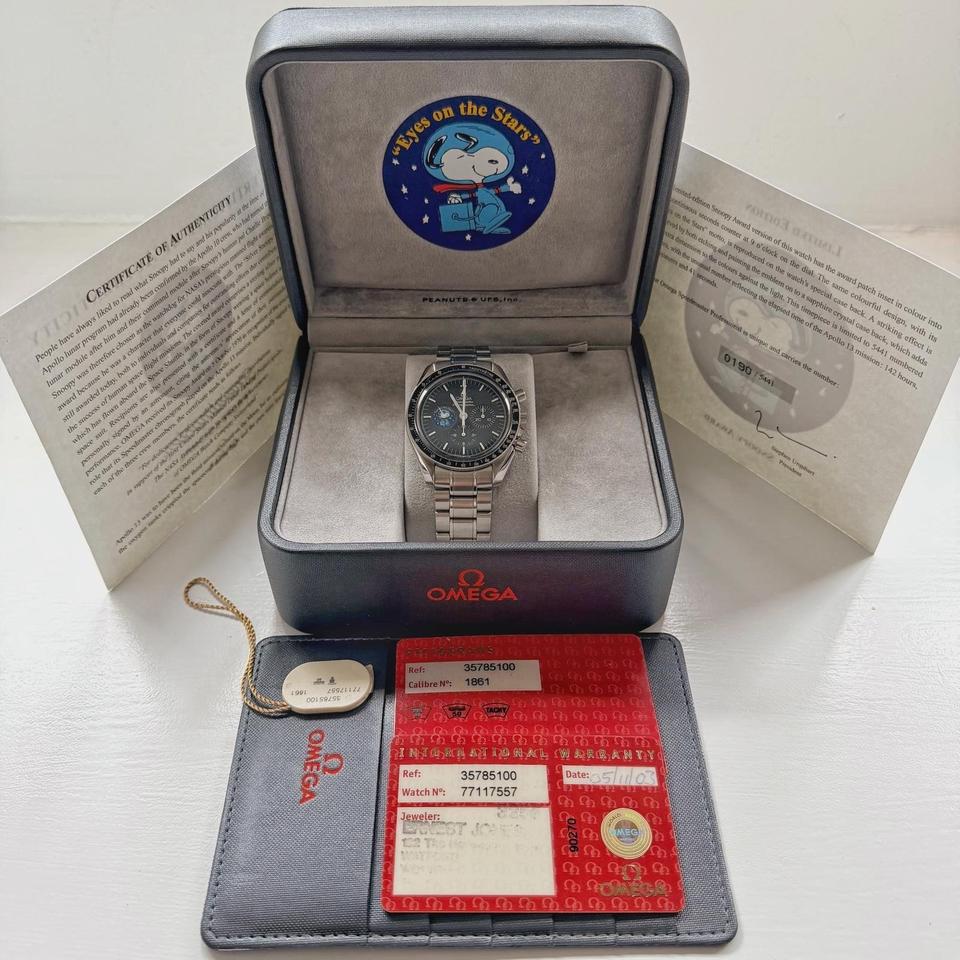 Omega Speedmaster Snoopy Perfect & Unworn 3578.51 Rare Collector's Item 1st Edition