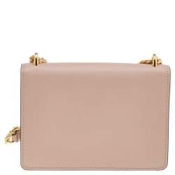Prada Beige Saffiano Leather Flap Shoulder Bag