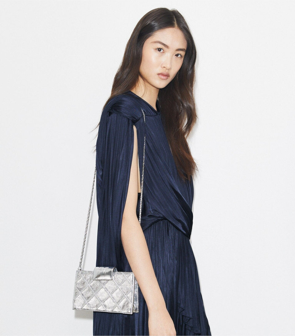 Mini Fleming Metallic Crossbody