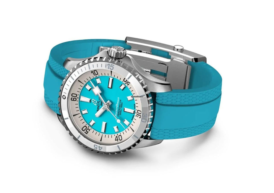 Breitling Superocean 36 Automatic 36 Automatic Stainless Steel w/Rubber Strap A17377211 C1 S1 38 Hour Power Reserve