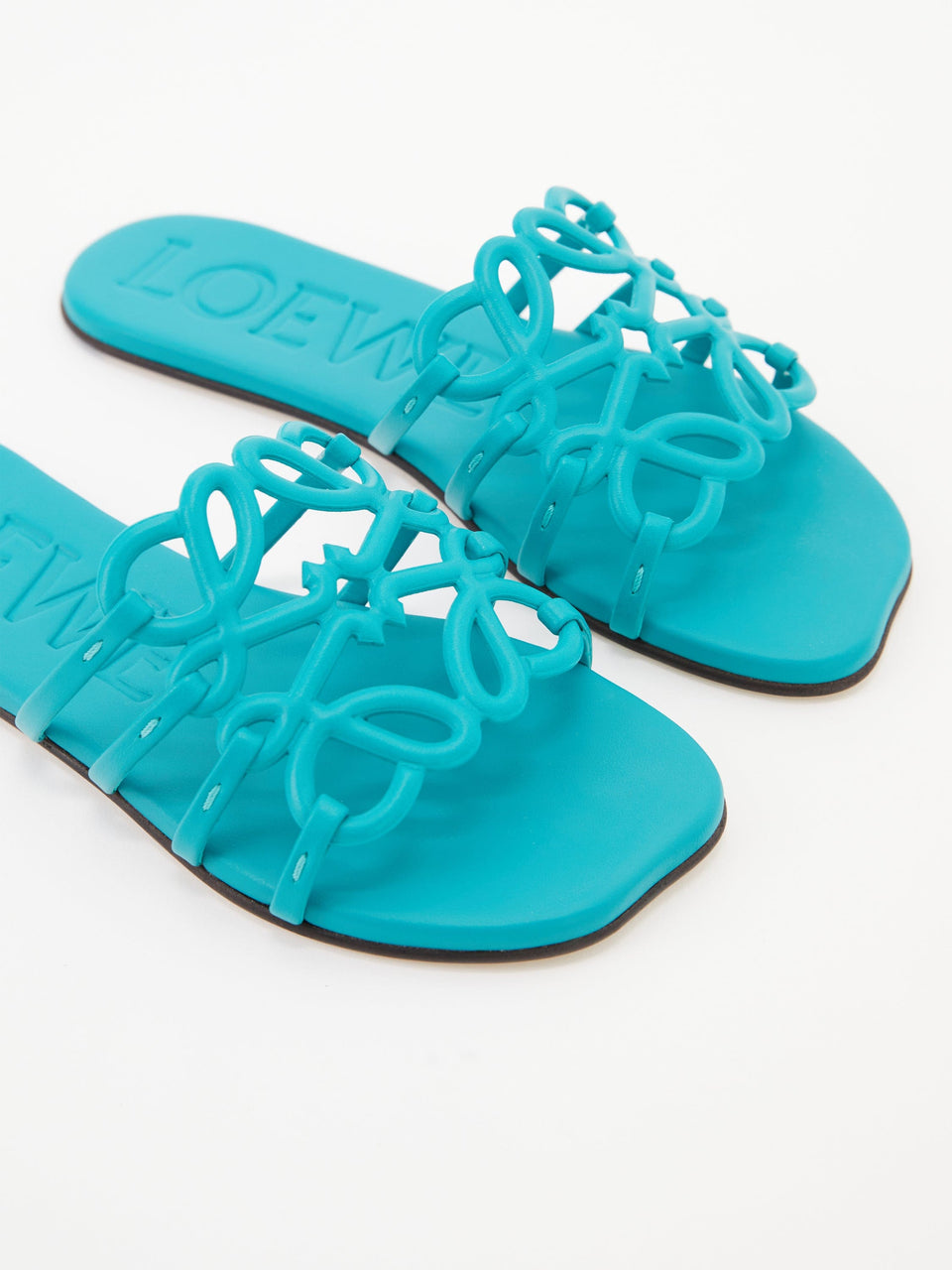 Paula's Ibiza 'Petal Anagram' Sandals Turquoise