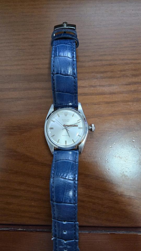 Rolex | Oyster Precision | 6426 | Steel | 34 x 42 mm | Leather | White | Manual winding