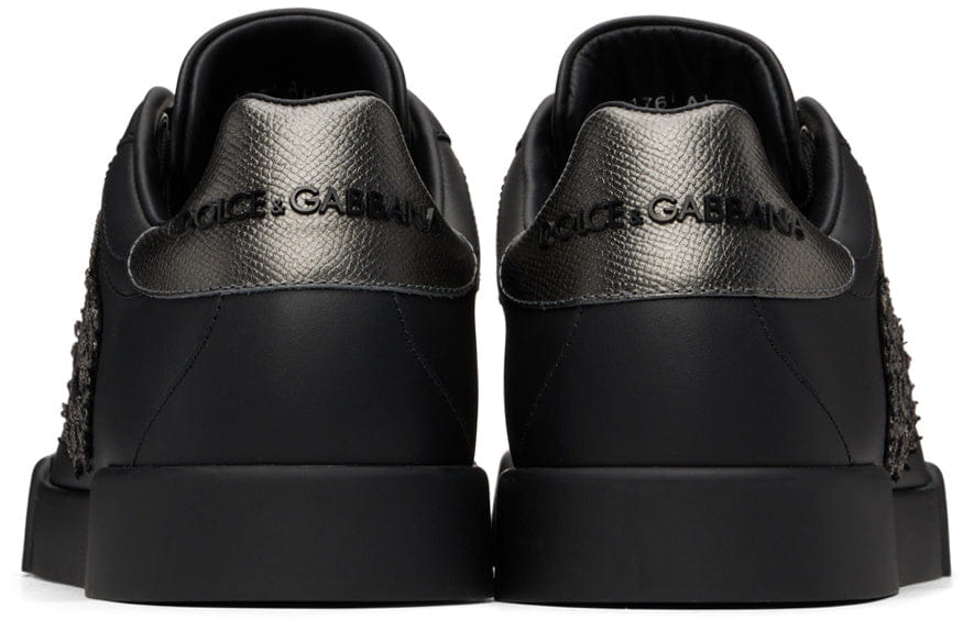 Dolce & Gabbana Black Portofino Sneakers