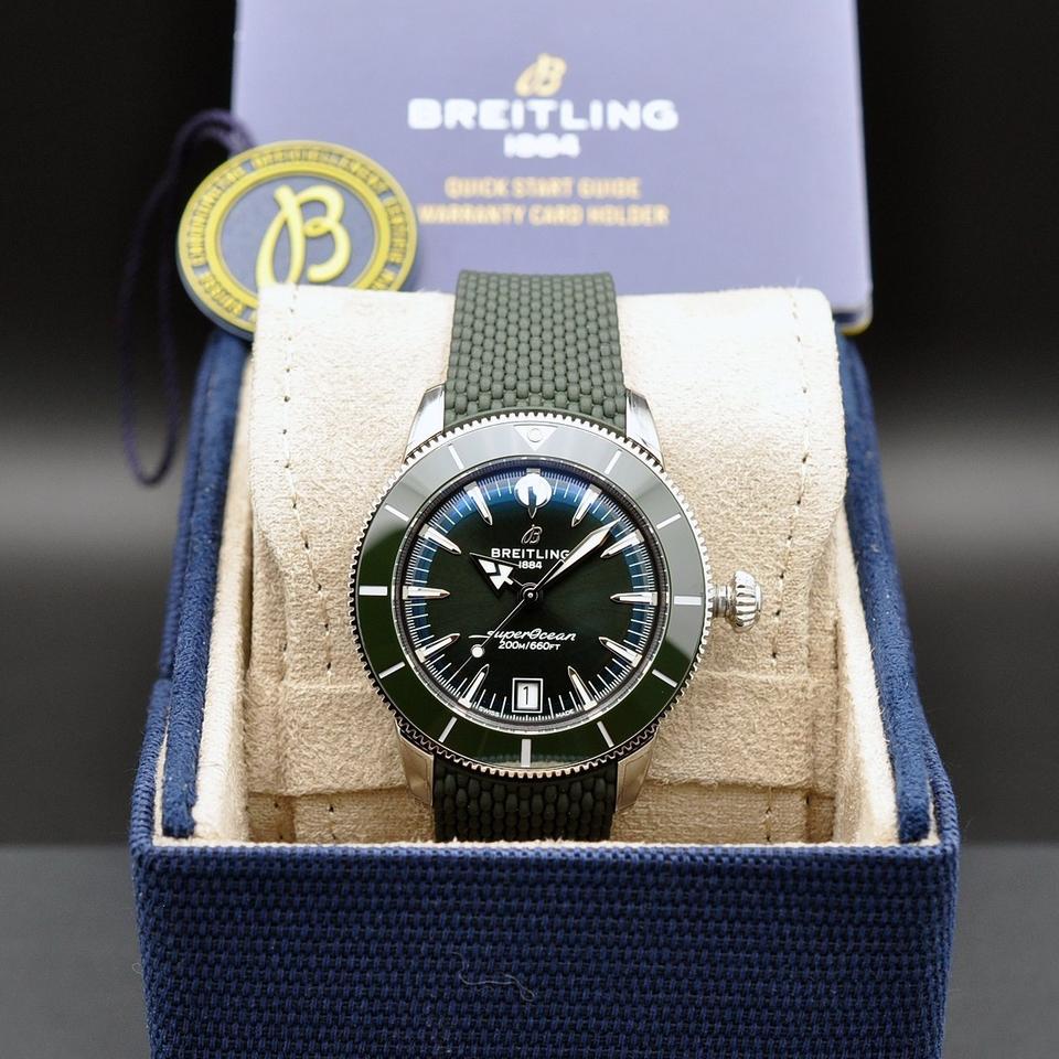 Breitling Superocean Heritage NEW Full Set Green Superocean Heritage B31 Automatic 40