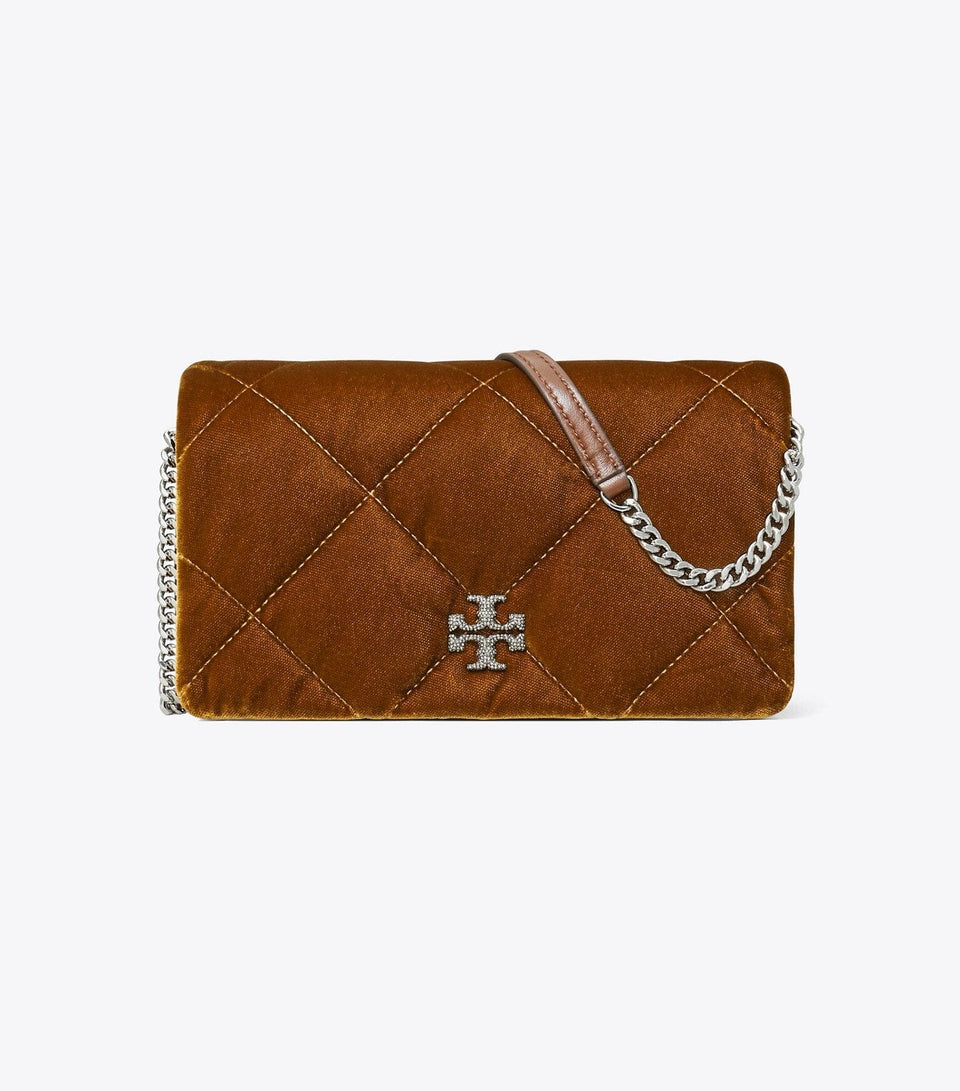 Kira Diamond Quilt Velvet Crossbody