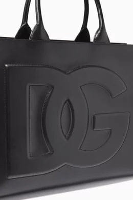 DG Daily Shopper Tote Bag in Calfskin