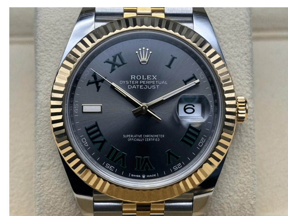 Rolex | Datejust | 126333 | Gold/Steel | 41 mm | Grey | Automatic