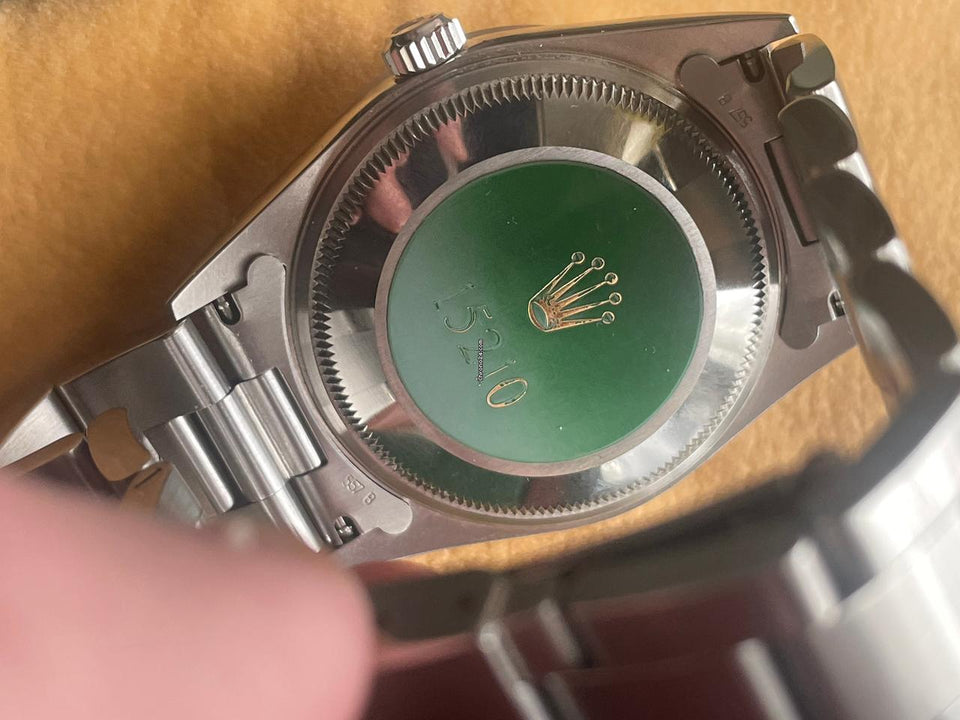 Rolex | Oyster Perpetual | 15210 | Steel | 34 mm | Steel | Black | Automatic