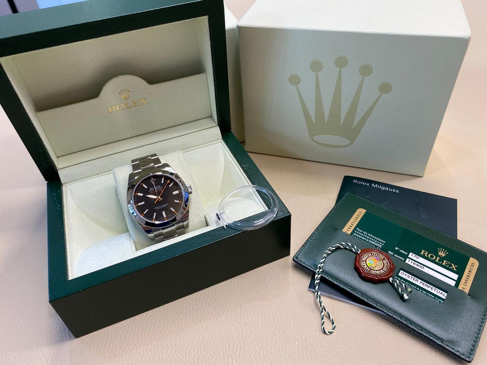 Rolex | Milgauss | 116400 | Steel | 40 mm | Steel | Black | Automatic