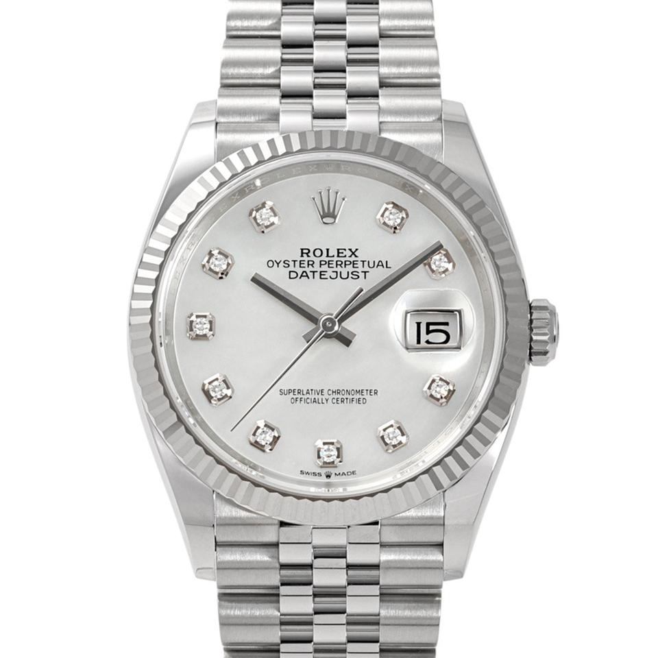Rolex | Datejust | 126234NG | Gold/Steel | 36 mm | Mother of pearl | Automatic