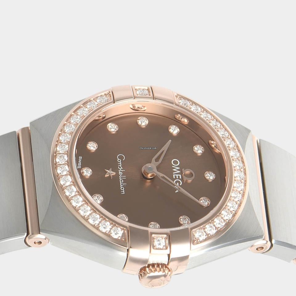Omega Constellation Quartz Diamonds / Steel&sedna gold / 25 mm / 131.25.25.60.63.001
