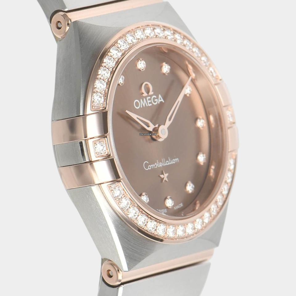 Omega Constellation Quartz Diamonds / Steel&sedna gold / 25 mm / 131.25.25.60.63.001