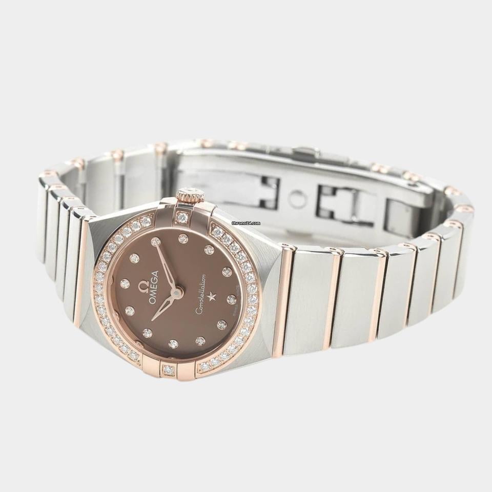 Omega Constellation Quartz Diamonds / Steel&sedna gold / 25 mm / 131.25.25.60.63.001