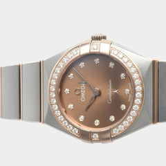 Omega Constellation Quartz Diamonds / Steel&sedna gold / 25 mm / 131.25.25.60.63.001