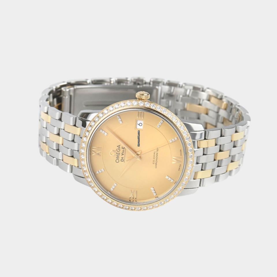 Omega De Ville Prestige Steel&Yellow gold / 36.8 mm / 424.25.37.20.58.001