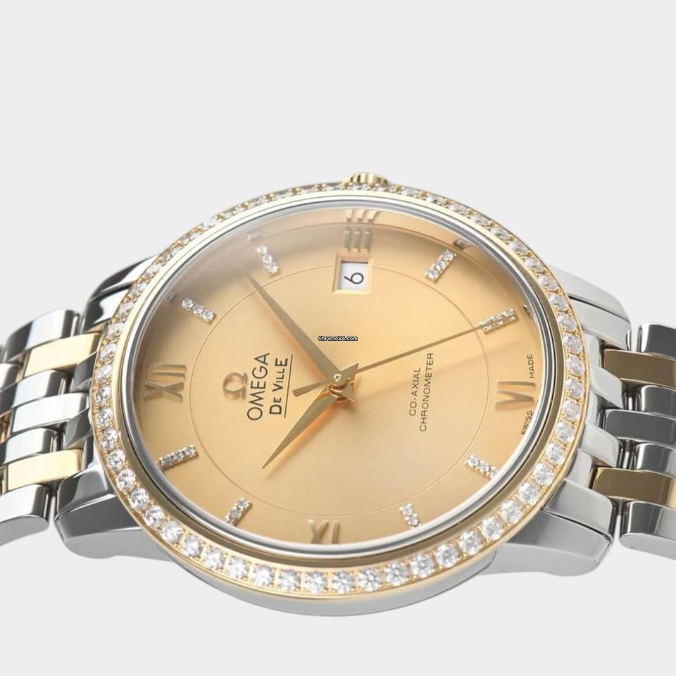 Omega De Ville Prestige Steel&Yellow gold / 36.8 mm / 424.25.37.20.58.001