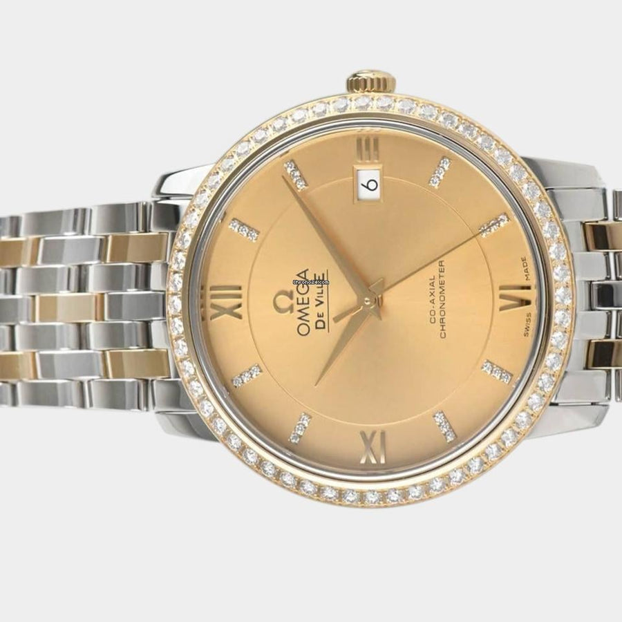 Omega De Ville Prestige Steel&Yellow gold / 36.8 mm / 424.25.37.20.58.001