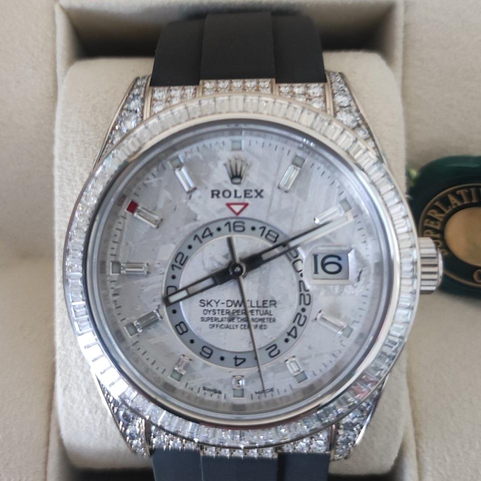 Rolex | Sky-Dweller | 326259 | White gold | 42 mm | Rubber | Meteorite | Automatic