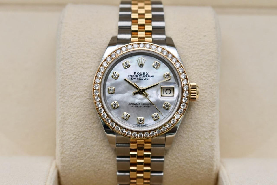 Rolex | Datejust | 279383RBR | Gold/Steel | 28 mm | Gold/Steel | Mother of pearl | Automatic