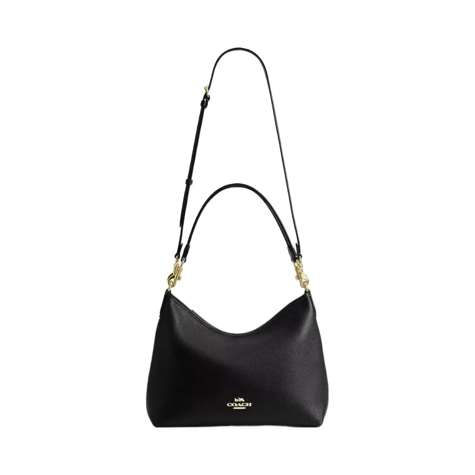 Coach Laurel Shoulder Bag Gold Black