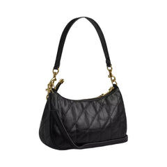 Coach Teri Shoulder Bag With Quilting in Gold Black