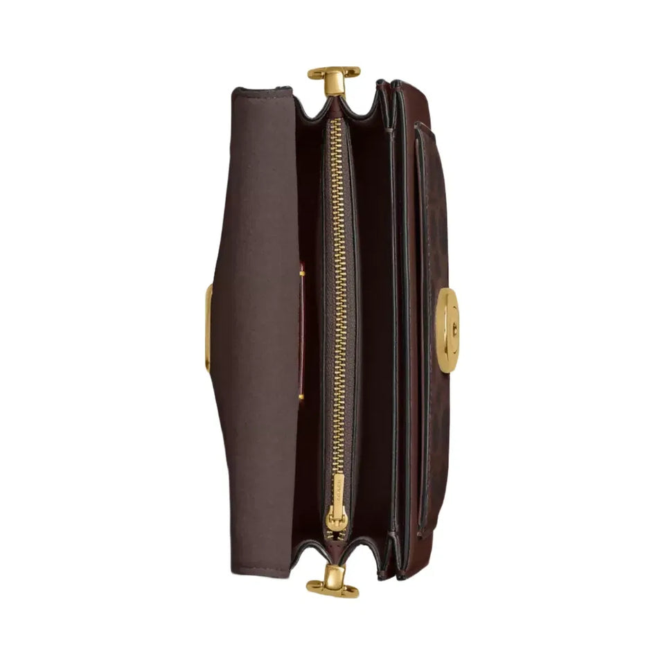 Coach Tabby Shoulder Bag 20 In Signature Canvas in Brass Maple
