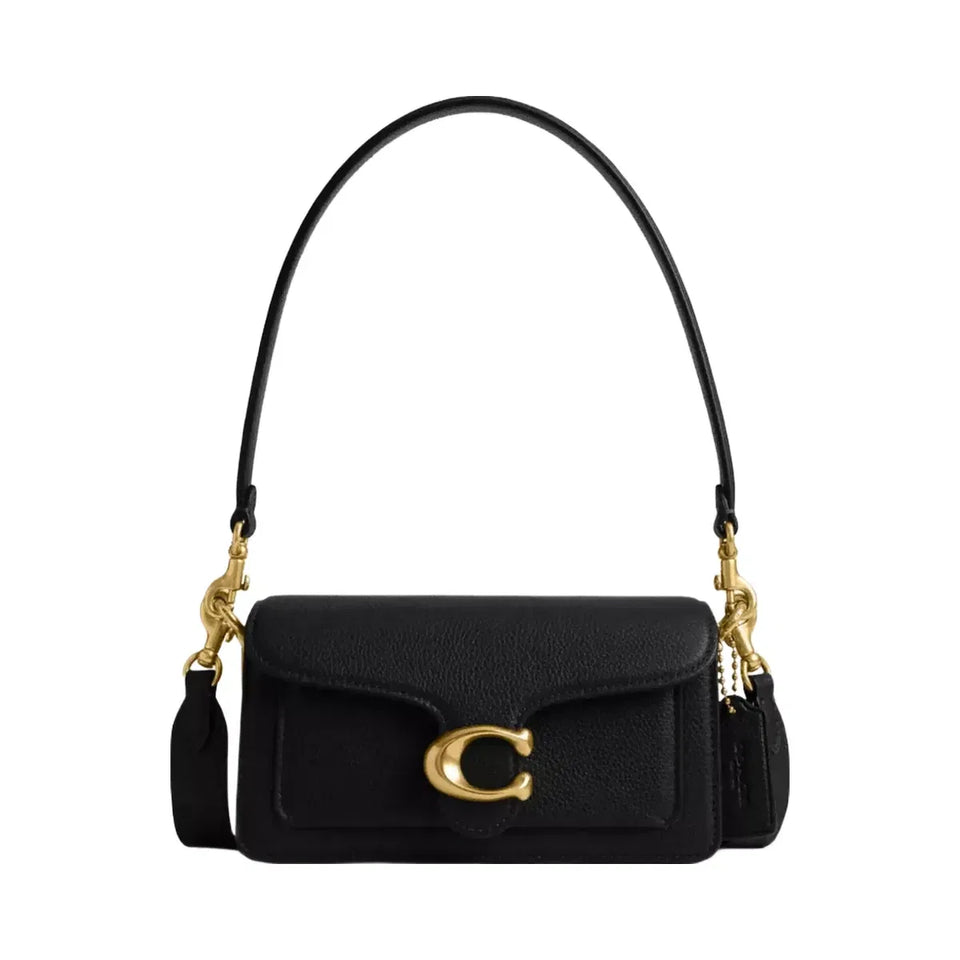 Coach Tabby Shoulder Bag 20 in Brass Black