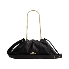 Coach Faye Large Shoulder Bag With Quilting in Gold Black