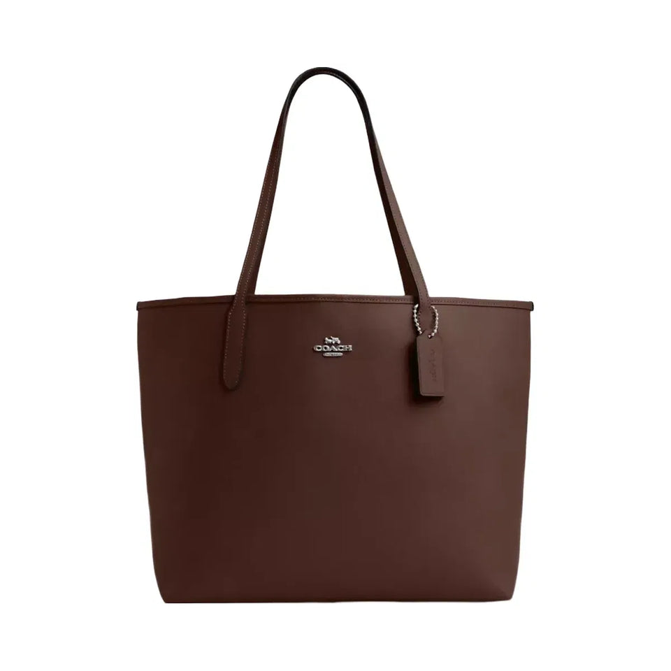Coach City Tote Bag in Silver Maple