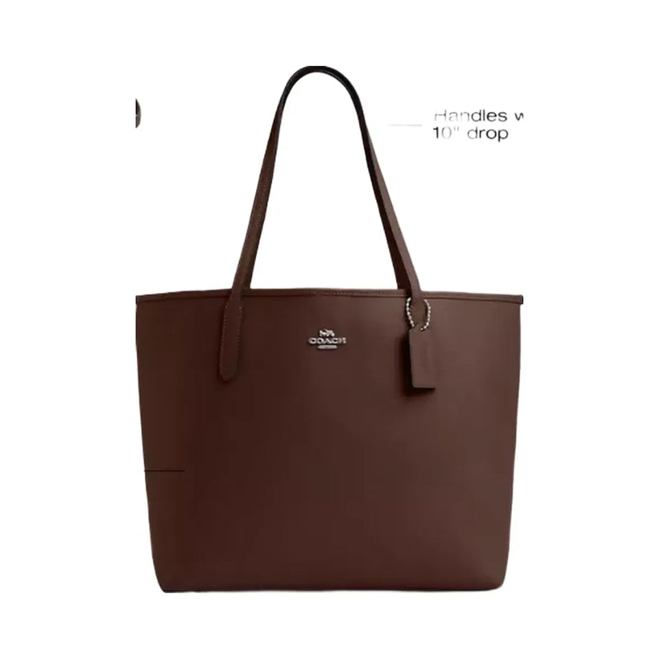 Coach City Tote Bag in Silver Maple