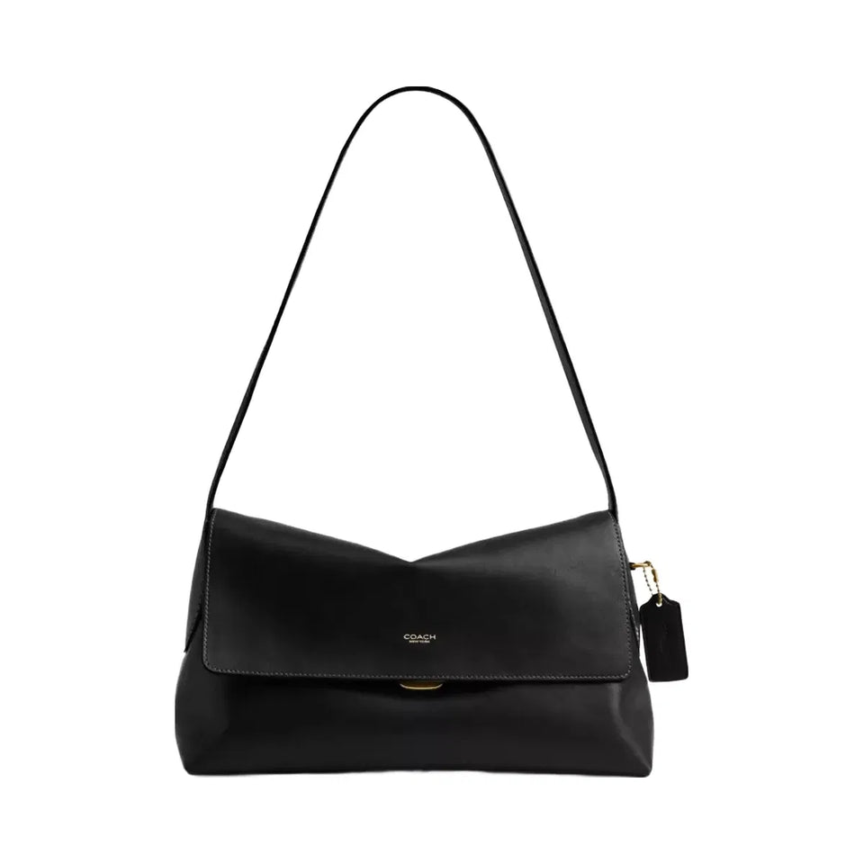 Coach Chelsea Shoulder Bag 30 in Brass Black
