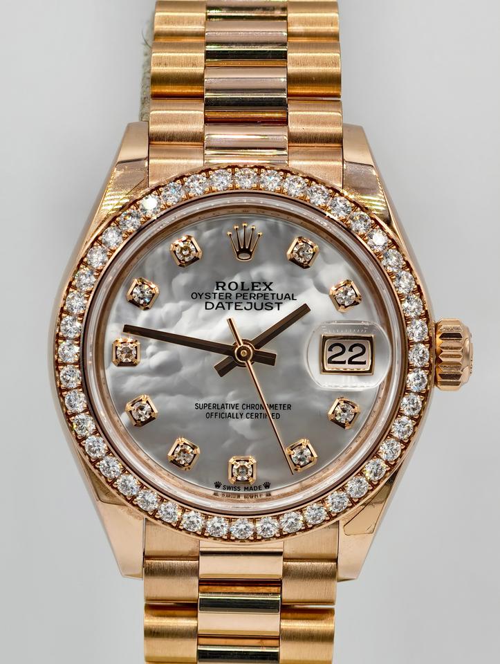 Rolex | Datejust | 279135RBR | Rose gold | 28 mm | Rose gold | Mother of pearl | Automatic