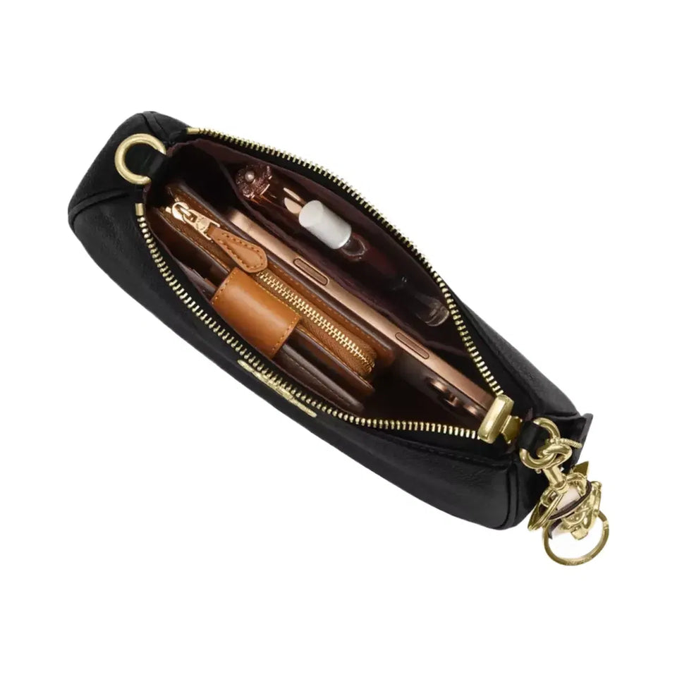 Coach Teri Shoulder Bag Gold Black