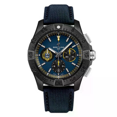 Breitling Avenger Night Mission Us Naval Academy Avenger B01 Chronograph Blue Dial SB01474 A1 C1 X1 1/4th second 30 minutes 12 hours