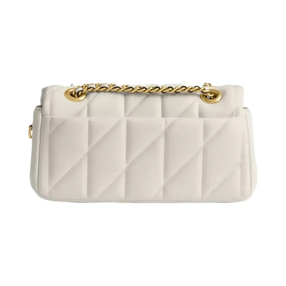 Coach Tabby Shoulder Bag 20 With Pillow Quilting in Brass Chalk