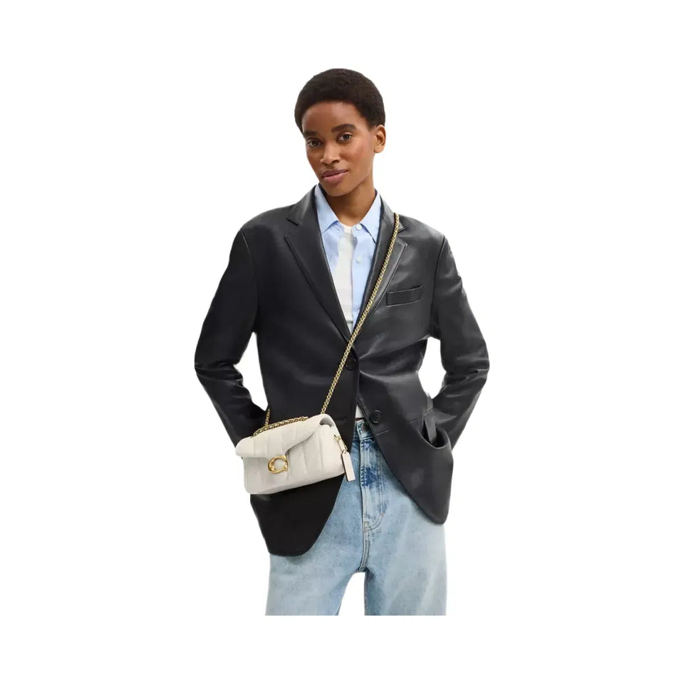Coach Tabby Shoulder Bag 20 With Pillow Quilting in Brass Chalk
