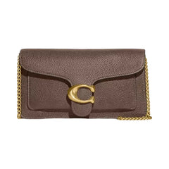 Coach Tabby Chain Clutch in Brass Dark Stone